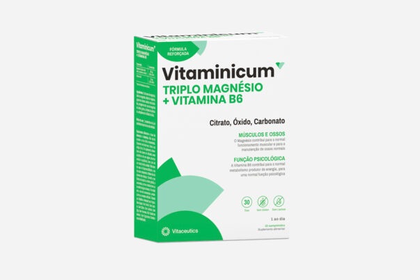 Vitaminicum Triple Magésio + Vitamina B6 30 comprimidos