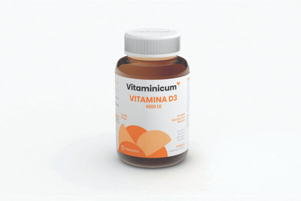 VITAMINICUM VITAMINA D3 4000 UI 60 CAPSULAS